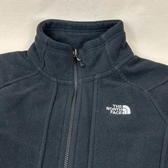 The North Face Black Full Zip Fleece Jacket Polartec Classic Womens Small - Picture 3 of 12